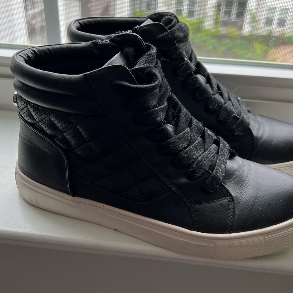 Black sneakers